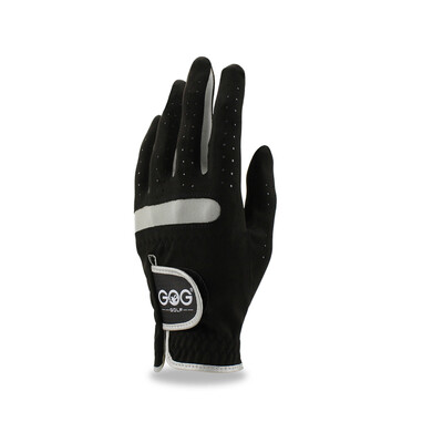 1 buc mănuși de golf pentru bărbați, microfibră moale, culoare neagră, mănuși de golf pentru bărbați, mâna stângă/dreapta, anti-alunecare.