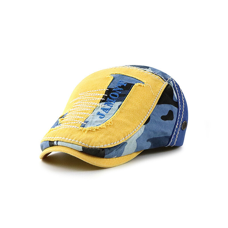 Jamont džinsiniai džinsai vaikams plokščia kepurė Baret berniukams Kūdikių tapytojo Boina Para Hombres Bere Vaikai Kaubojus Beretė Homme 52-56cm