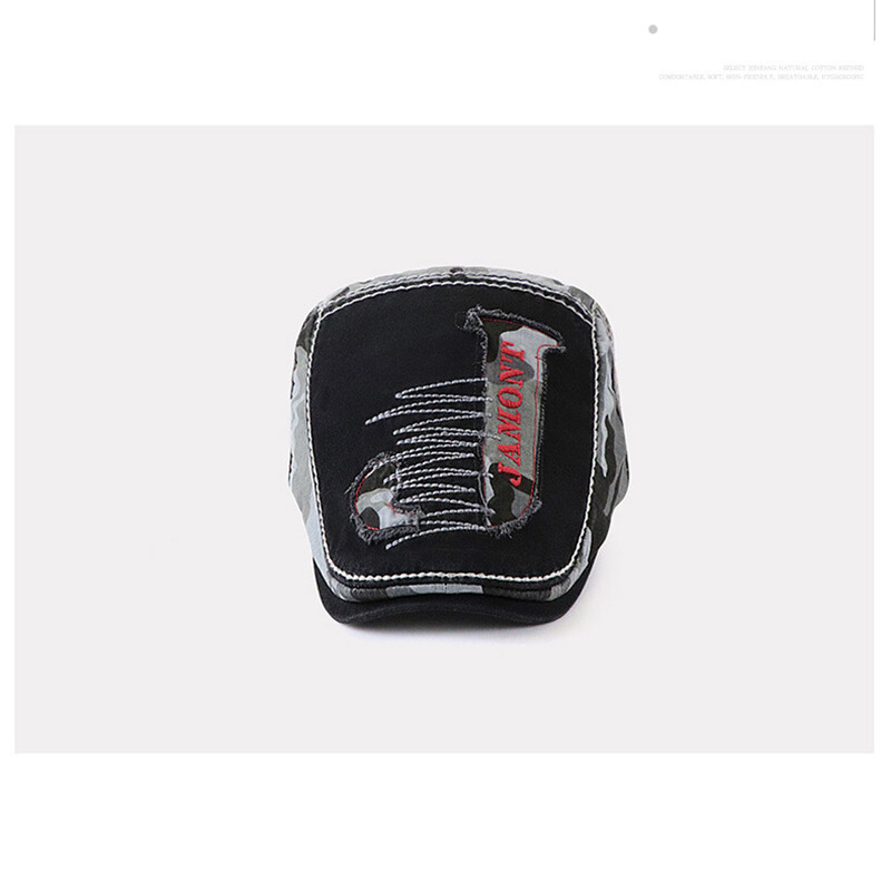 Jamont džinsiniai džinsai vaikams plokščia kepurė Baret berniukams Kūdikių tapytojo Boina Para Hombres Bere Vaikai Kaubojus Beretė Homme 52-56cm