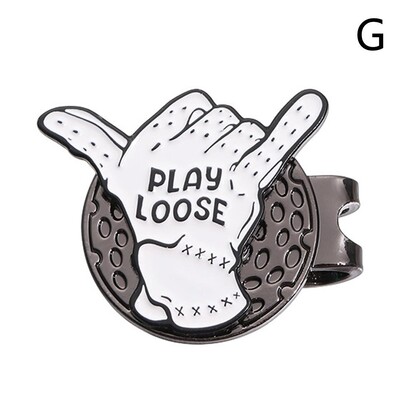 Smiješna kopča za šešir za golf, magnetska kopča za markere za loptice, bejzbolska kapa, dekor za sportove na otvorenom, metalni rever, nakit za ljubitelje golfa