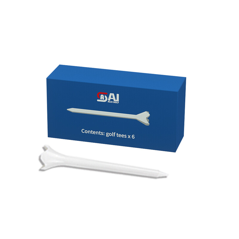 Aukščiausios kokybės pakuotė su 6 metalu dengtais golfo kamuoliukais, 6 plastikiniais kamuoliukų marškinėliais – idealiai tinka smūgiams iš smėlio bunkeriu ir tolimojo atstumo