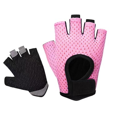 Sporto salės kūno rengybos pirštinės Svorio kilnojimo pirštinės Moteriškos Vyriškos Crossfit treniruotės Kultūrizmo pirštinės Puspirščio rankų apsauga porai