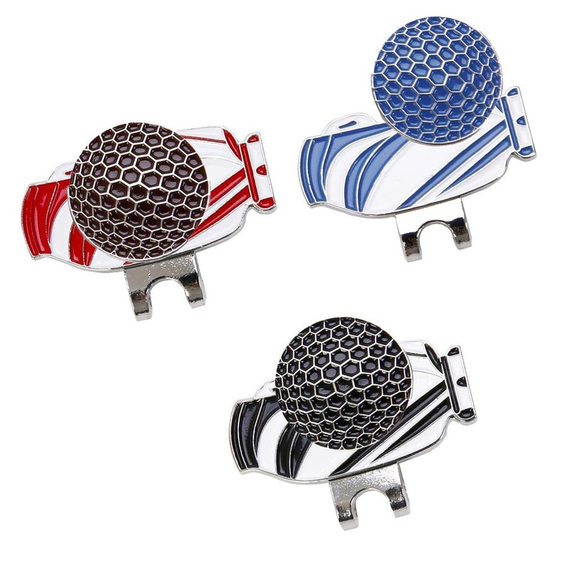 Golfová taška so vzorom na sponu na klobúk, magnetický popisovač golfových loptičiek, personalizovaný dizajn