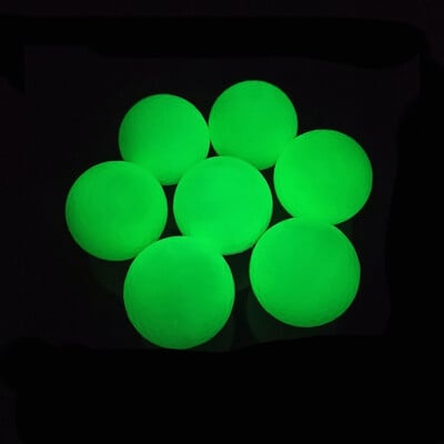 3 tk fluorestseeruvad golfipallid helendavad golfipallid ereda öövalgusega korduvkasutatavad treeningud golfipalli löömiseks