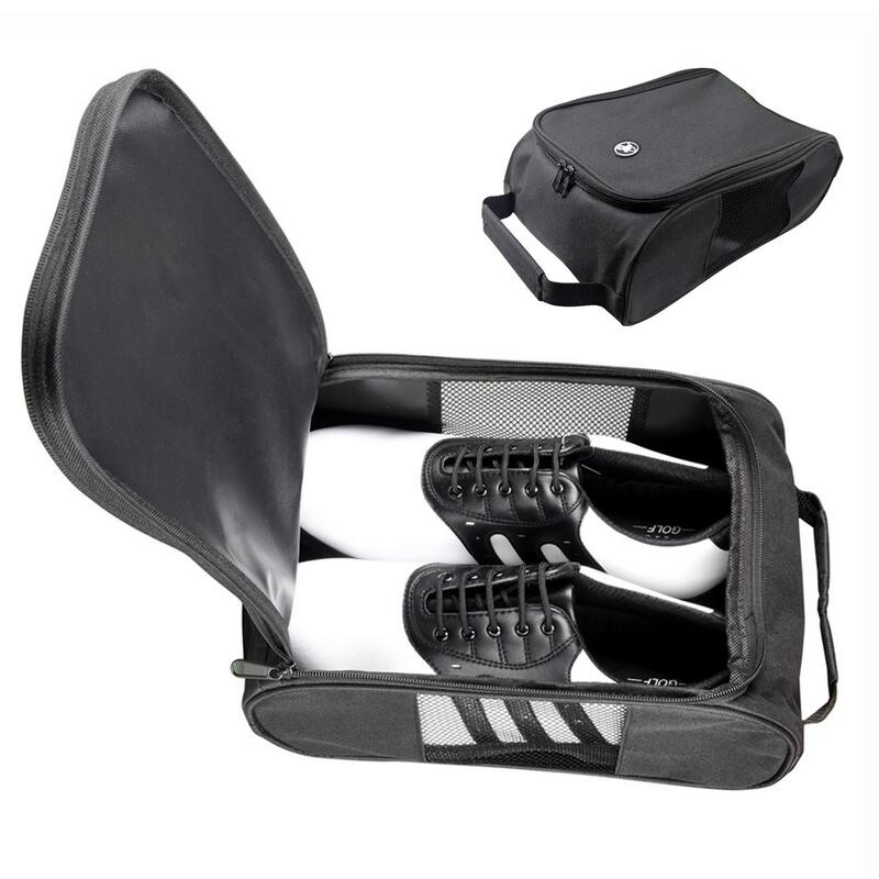 Geantă portabilă pentru pantofi de golf Genți pentru pantofi ușoare Purtător pentru pantofi sport cu fermoar Genți pentru pantofi de călătorie impermeabile Rechizite pentru golf