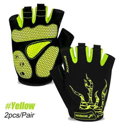 XQQMXX 1Pair dviratininkų pirštinės Dviratininkų pirštinės Dviračių pirštinės vyrams Moteriškos su neslystančiu amortizaciniu padėklu, lengvas, gražiai prigludęs