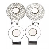 Nova oznaka za kopču za šešir za golf 20/25 mm Oznaka za lopticu Oznaka za golf Srebrna prazna magnetska oznaka za lopticu Dodaci za golf