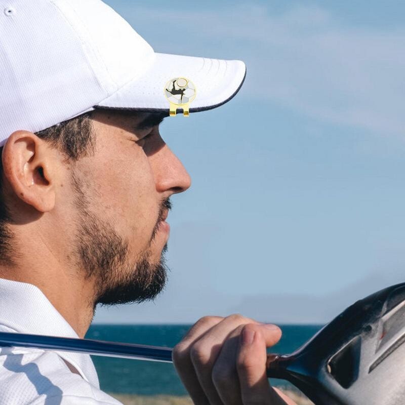 Marker za golf lopticu s magnetskom kopčom za šešir Marker za golf lopticu Prijenosni kreativni ukrasni markeri za lopte Dodaci za golf za dječake