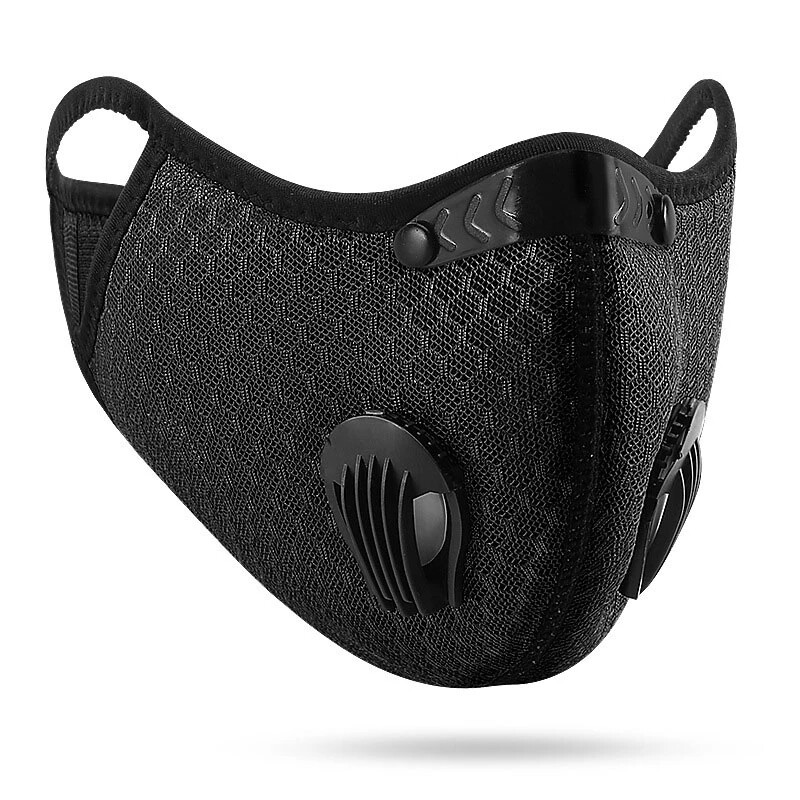 Biciklistička maska za lice s filtrom Velika maska za prašinu Sportska periva ljetna maska za višekratnu upotrebu za muškarce Bandana Filtri od aktivnog ugljena