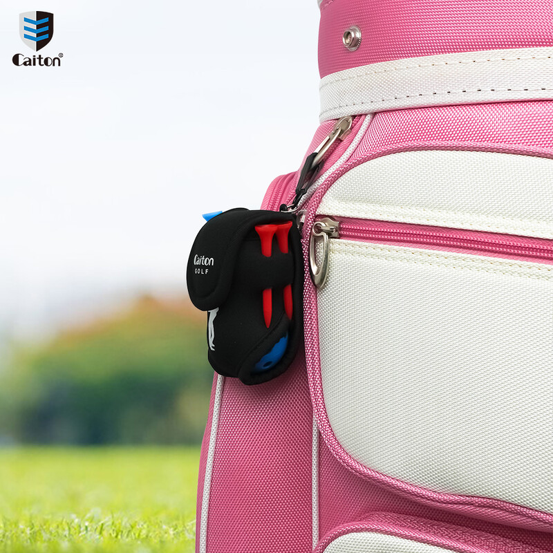 Caiton vodootporna torba za mini golf: uključuje 4 majice i 2 loptice, kukice za bilo koju torbu ili remen, dodatke za golf