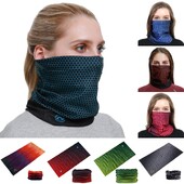 Design gradient Batic sport Tub Bandane fără sudură Femei Bărbați Mască de față Ciclism Balaclava Multifuncțional Gâtul Gât Grid Esarfă