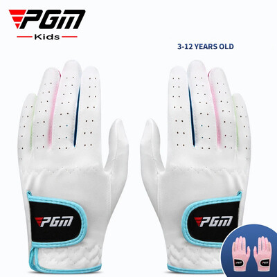 PGM 1 par rukavica za golf, meke prozračne dječje rukavice za lijevu i desnu ruku za sport na otvorenom, neklizajuće rukavice za dječake i djevojčice ST010