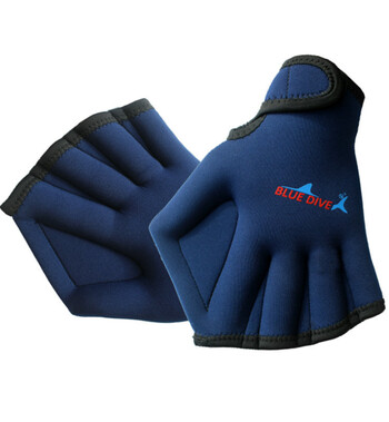 Aquatic Swimming Webbed Gloves Gloves Paddles Fit Traning Water Resistance Webbed paddles for Swimming Diving 1 ζευγάρι νέο δώρο