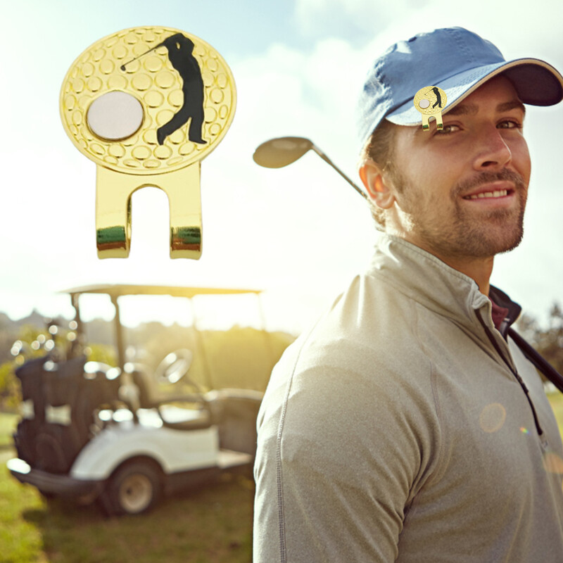Metalne magnetne kopče za šešire za golf Alat za nišanjenje u golfu Jedinstvene dvostrane magnetne kopče za šešire za muškarce i žene Pokloni za golf