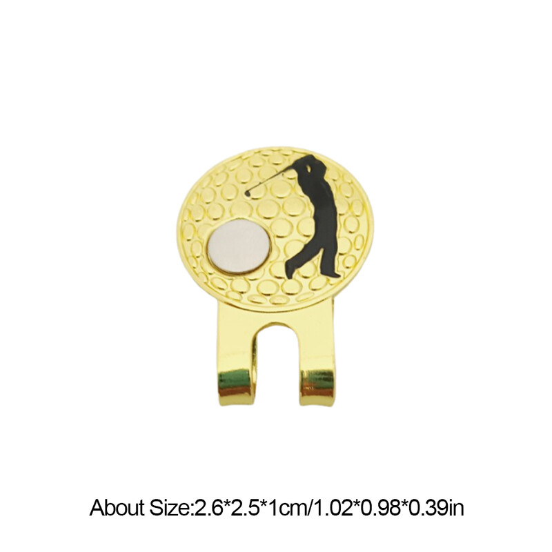 Metalne magnetne kopče za šešire za golf Alat za nišanjenje u golfu Jedinstvene dvostrane magnetne kopče za šešire za muškarce i žene Pokloni za golf