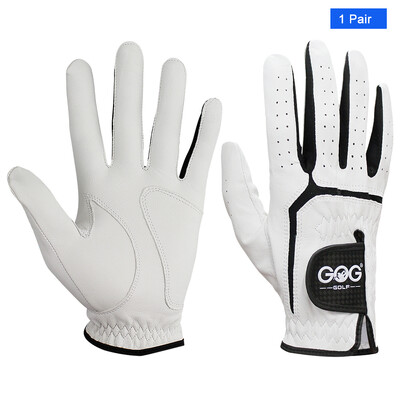 Paket od 1 kom. Rukavice za golf Muške prave Cabretta kožne prozračne lijeve/desne lijeve/desne ruke neklizajuće muške rukavice za golf