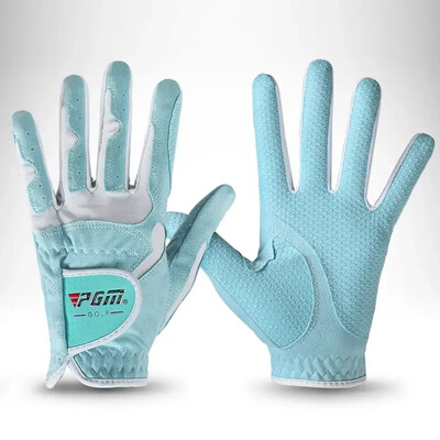 1 ζεύγος γυναικεία γάντια γκολφ Αριστερό χέρι Δεξί Χέρι Sport Υψηλής ποιότητας υφασμάτινα γάντια γκολφ νανομέτρων Αναπνεύσιμη προστασία παλάμης