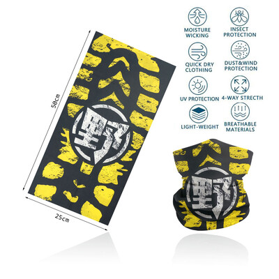 Táj mintás arc nyakkallér, kültéri táj, nyomott bandana női túrasál férfi hegymászó fejfedő porálló arcmaszk