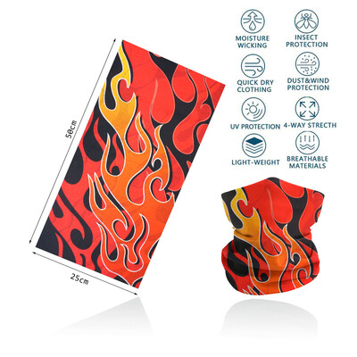 Táj mintás arc nyakkallér, kültéri táj, nyomott bandana női túrasál férfi hegymászó fejfedő porálló arcmaszk