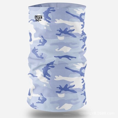 UPF50+ Αντιηλιακή προστασία Ice Silk Sports Magic Hood Ποδηλασία εξωτερικού χώρου Μάσκα ψαρέματος Σαλιάρα Ψηφιακή εκτύπωση Bandana Hombre Ciclismo