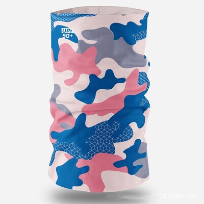 UPF50+ Αντιηλιακή προστασία Ice Silk Sports Magic Hood Ποδηλασία εξωτερικού χώρου Μάσκα ψαρέματος Σαλιάρα Ψηφιακή εκτύπωση Bandana Hombre Ciclismo