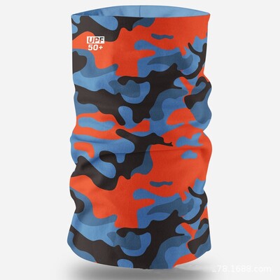 UPF50+ Αντιηλιακή προστασία Ice Silk Sports Magic Hood Ποδηλασία εξωτερικού χώρου Μάσκα ψαρέματος Σαλιάρα Ψηφιακή εκτύπωση Bandana Hombre Ciclismo