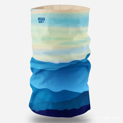 UPF50+ Αντιηλιακή προστασία Ice Silk Sports Magic Hood Ποδηλασία εξωτερικού χώρου Μάσκα ψαρέματος Σαλιάρα Ψηφιακή εκτύπωση Bandana Hombre Ciclismo