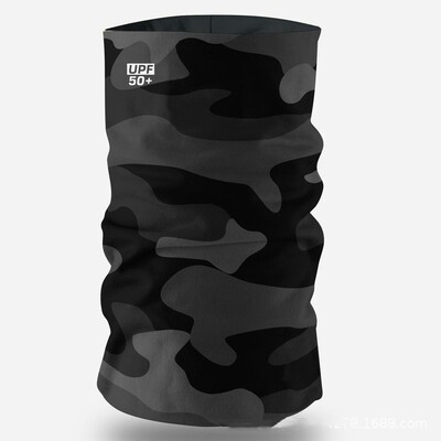 UPF50+ Αντιηλιακή προστασία Ice Silk Sports Magic Hood Ποδηλασία εξωτερικού χώρου Μάσκα ψαρέματος Σαλιάρα Ψηφιακή εκτύπωση Bandana Hombre Ciclismo