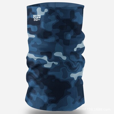 UPF50+ Αντιηλιακή προστασία Ice Silk Sports Magic Hood Ποδηλασία εξωτερικού χώρου Μάσκα ψαρέματος Σαλιάρα Ψηφιακή εκτύπωση Bandana Hombre Ciclismo