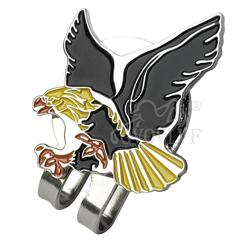 1kom žuti orao šešir za golf, štipaljka, magnetski marker za golf lopticu u crtanom obliku, golf pribor, poklon za žene, muškarce i golfere Novo