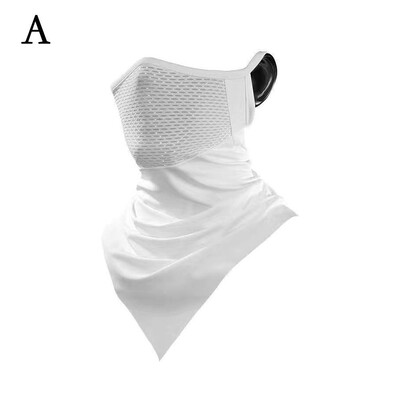 Καλοκαιρινό αυτί κρεμαστό τρίγωνο κασκόλ Αντιηλιακή προστασία κατά της υπεριώδους ακτινοβολίας Αναπνεύσιμο ψάρεμα σε εξωτερικό χώρο Πεζοπορία Ποδηλασία Balaclava Μάσκα προσώπου