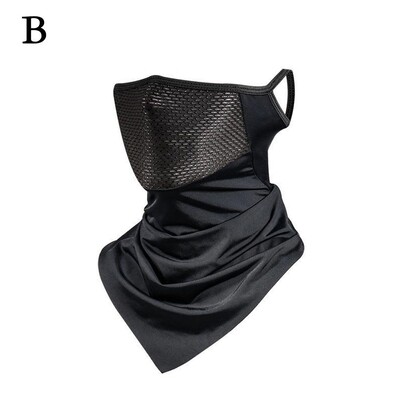 Καλοκαιρινό αυτί κρεμαστό τρίγωνο κασκόλ Αντιηλιακή προστασία κατά της υπεριώδους ακτινοβολίας Αναπνεύσιμο ψάρεμα σε εξωτερικό χώρο Πεζοπορία Ποδηλασία Balaclava Μάσκα προσώπου