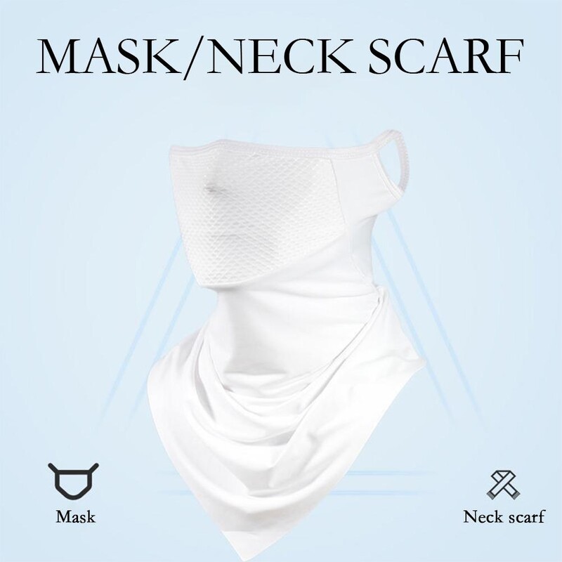 Καλοκαιρινό αυτί κρεμαστό τρίγωνο κασκόλ Αντιηλιακή προστασία κατά της υπεριώδους ακτινοβολίας Αναπνεύσιμο ψάρεμα σε εξωτερικό χώρο Πεζοπορία Ποδηλασία Balaclava Μάσκα προσώπου