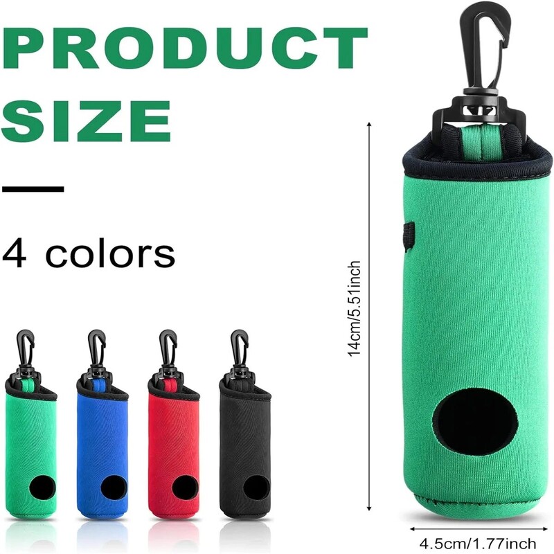 1 tk golfi teehoidja, golfipalli kandekott golfipalli hoidja võtmehoidja vööklamber, golfi kingituste tarvikud