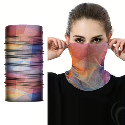 Μάσκα προσώπου ποδηλασίας Ice Silk Outdoor Masks Breathable Fishing Training Sports UV Face Scarf Neck Gaiter Summer Face Bandana Cool