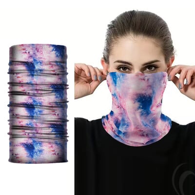 Μάσκα προσώπου ποδηλασίας Ice Silk Outdoor Masks Breathable Fishing Training Sports UV Face Scarf Neck Gaiter Summer Face Bandana Cool