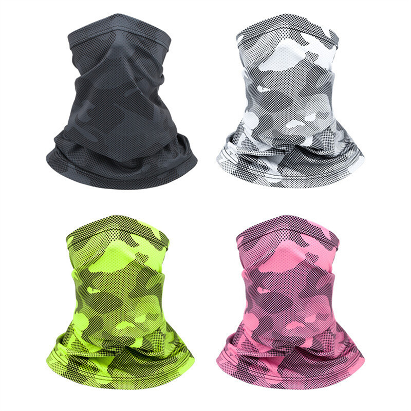 Šal sa UV zaštitom. Ledena svilena maska za lice. Cijev za vrat. Brzo sušeći. Vanjski ribolov. Biciklizam. Čarobni motocikl. Bandana koja diše.