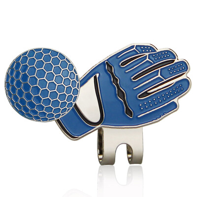 Marcator pentru minge de golf Clip pentru pălărie de golf Palarie magnetică detașabilă și design stil mănușă cu magnetice 5 culori Accesorii de golf Drop Ship