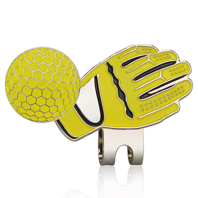 Marcator pentru minge de golf Clip pentru pălărie de golf Palarie magnetică detașabilă și design stil mănușă cu magnetice 5 culori Accesorii de golf Drop Ship
