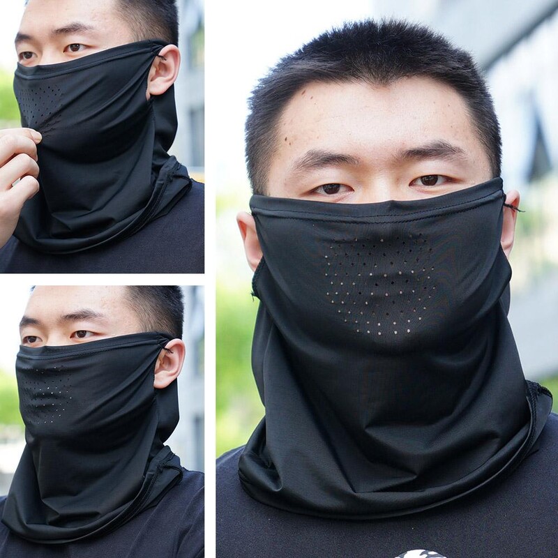 Προστασία από υπεριώδη ακτινοβολία εξωτερικού χώρου με περιτύλιγμα λαιμού Αθλητικό κάλυμμα περιτυλίγματος λαιμού Αντηλιακό κάλυμμα προσώπου Κασκόλ προσώπου Κάλυμμα προσώπου Ice Silk Mask Dropshipping