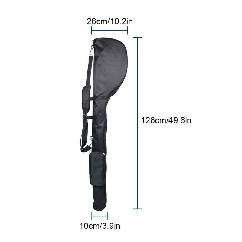 Sulankstomas golfo kelioninis krepšys Nailoninis golfo nešiojimo krepšys Sulankstomas golfo krepšys su pečių dirželiais