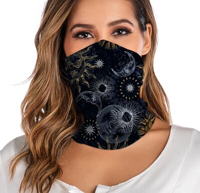 Moterims Vyrams Bandana Neck Gaiter Tube Galvos apdangalai Veidui Šalikas Dulkėms Motociklo Veido Kaukė Vėjo nepraleidžiantis šalikas