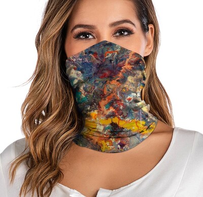 Moterims Vyrams Bandana Neck Gaiter Tube Galvos apdangalai Veidui Šalikas Dulkėms Motociklo Veido Kaukė Vėjo nepraleidžiantis šalikas