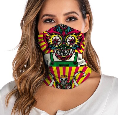 Moterims Vyrams Bandana Neck Gaiter Tube Galvos apdangalai Veidui Šalikas Dulkėms Motociklo Veido Kaukė Vėjo nepraleidžiantis šalikas