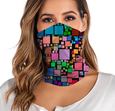 Moterims Vyrams Bandana Neck Gaiter Tube Galvos apdangalai Veidui Šalikas Dulkėms Motociklo Veido Kaukė Vėjo nepraleidžiantis šalikas