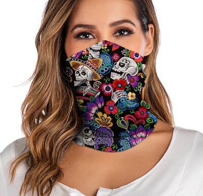 Moterims Vyrams Bandana Neck Gaiter Tube Galvos apdangalai Veidui Šalikas Dulkėms Motociklo Veido Kaukė Vėjo nepraleidžiantis šalikas