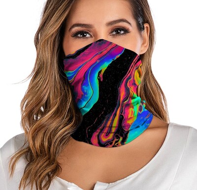 Moterims Vyrams Bandana Neck Gaiter Tube Galvos apdangalai Veidui Šalikas Dulkėms Motociklo Veido Kaukė Vėjo nepraleidžiantis šalikas