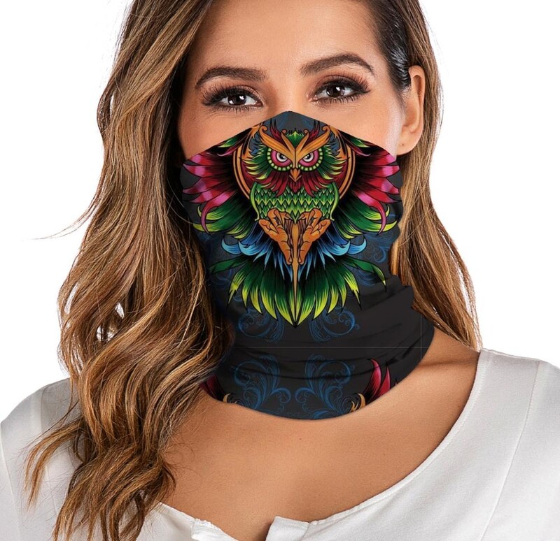 Moterims Vyrams Bandana Neck Gaiter Tube Galvos apdangalai Veidui Šalikas Dulkėms Motociklo Veido Kaukė Vėjo nepraleidžiantis šalikas