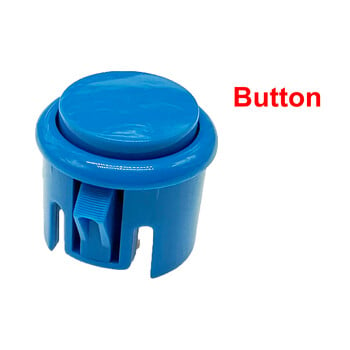 12 τμχ αντίγραφο Sanwa Buttons 30mm 24mm Arcade Push Button Switch Baolian Circle Buttons Micro Switch for Arcade DIY Kit