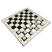 Tarptautinis kiniškų šaškių sulankstomas plastikinis šachmatų ir šaškių rinkinys vaikams suaugusiems